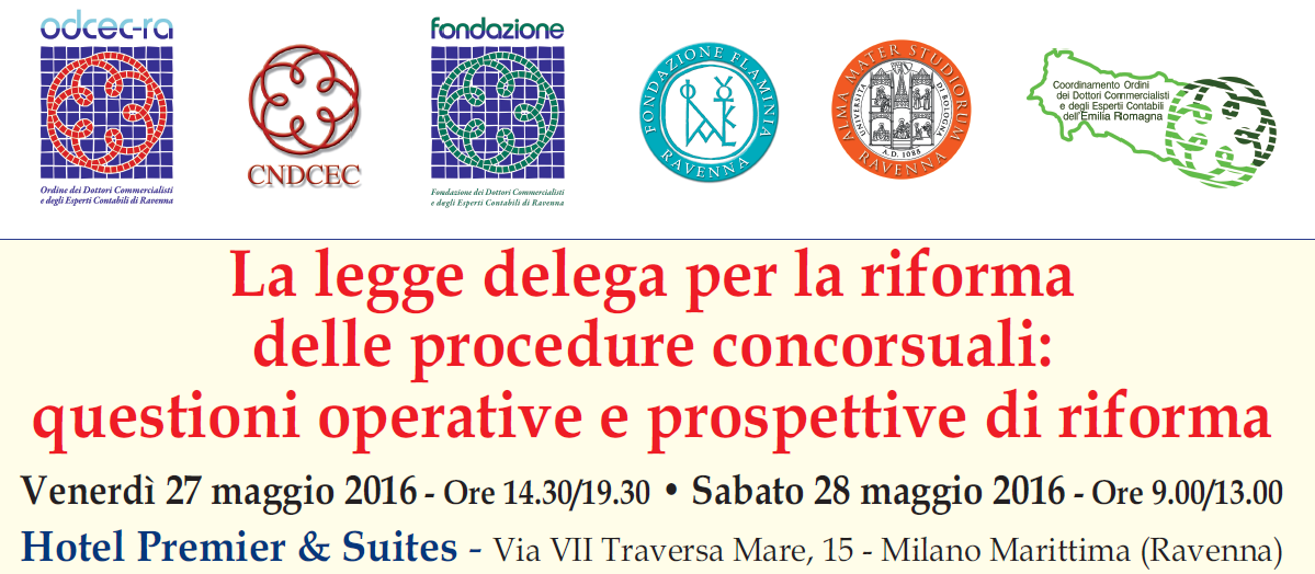 La legge delega per la riforma delle procedure concorsuali questioni